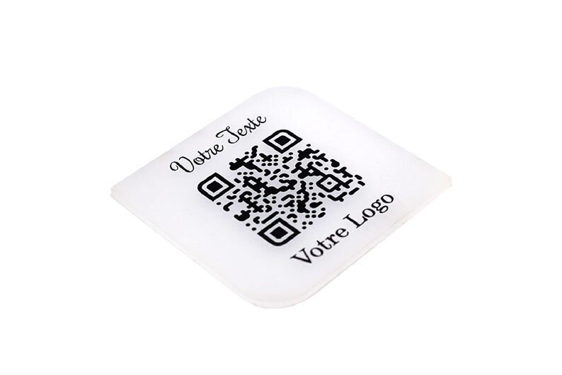 Qr code plaquette plexi