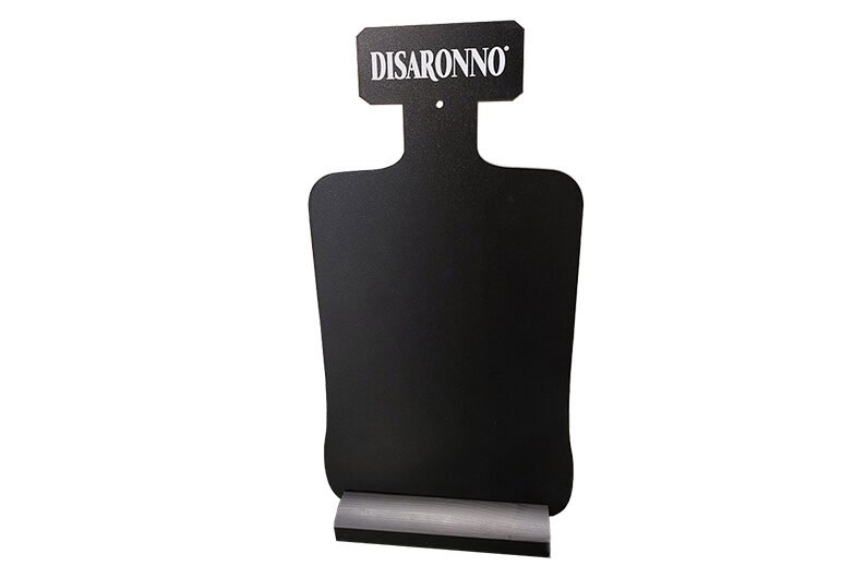 ardoise de table découpée Disaronno