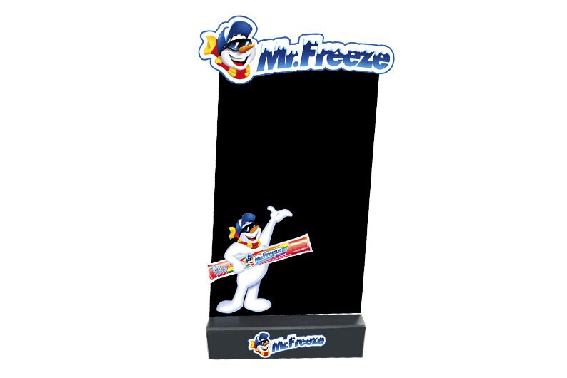 ardoise de table découpée Mr. Freeze