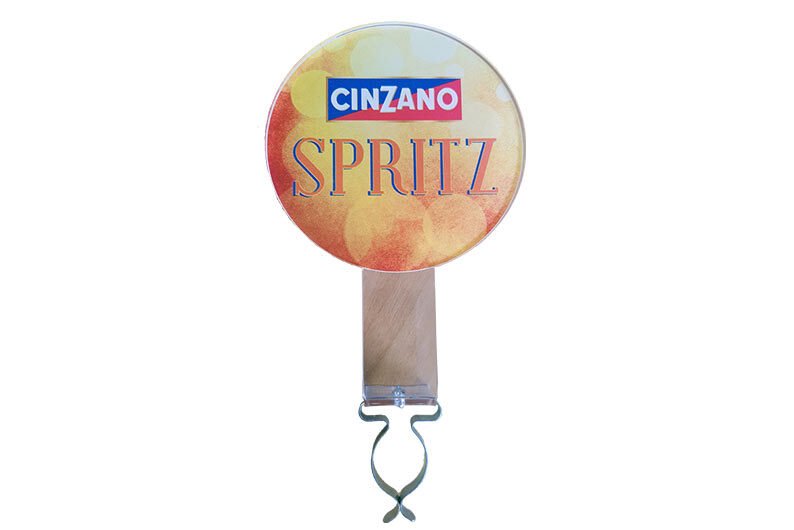 cavaliers de pompe en plexi Cinzano