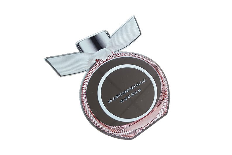 miroir découpé parfum mademoiselle rochas