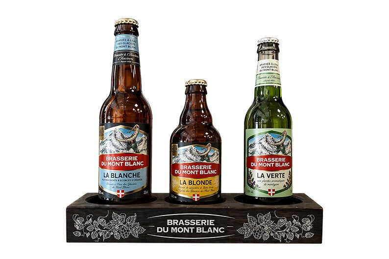 présentoir de comptoir Brasserie du mont blanc