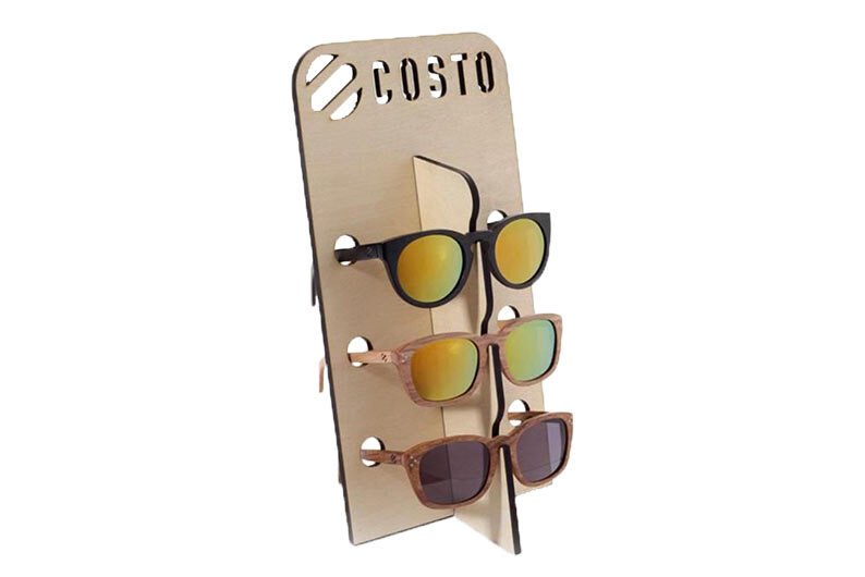 présentoir de comptoir à lunettes