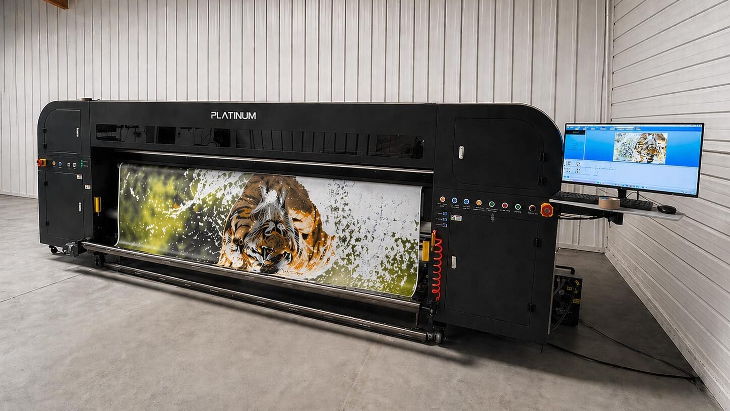 machine impression numérique en rouleau