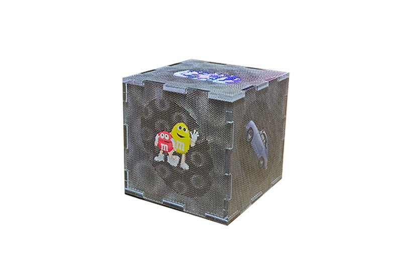 trophée lenticulaire cube