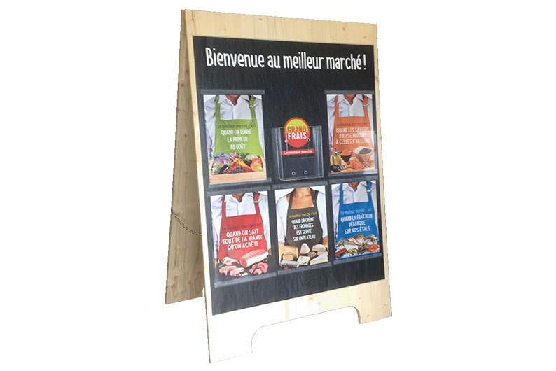 Stop trottoir en bois Grand Frais