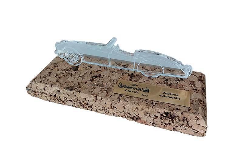 trophée multi matériaux charbonnières