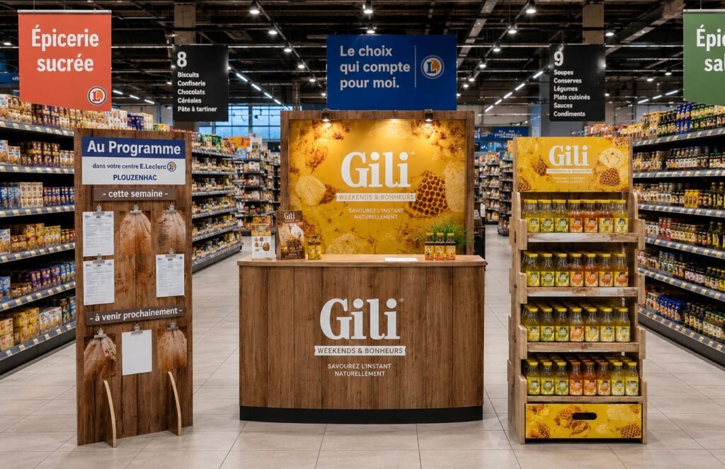 Secteur de la grande distribution.