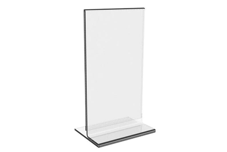 chevalet plexi en t