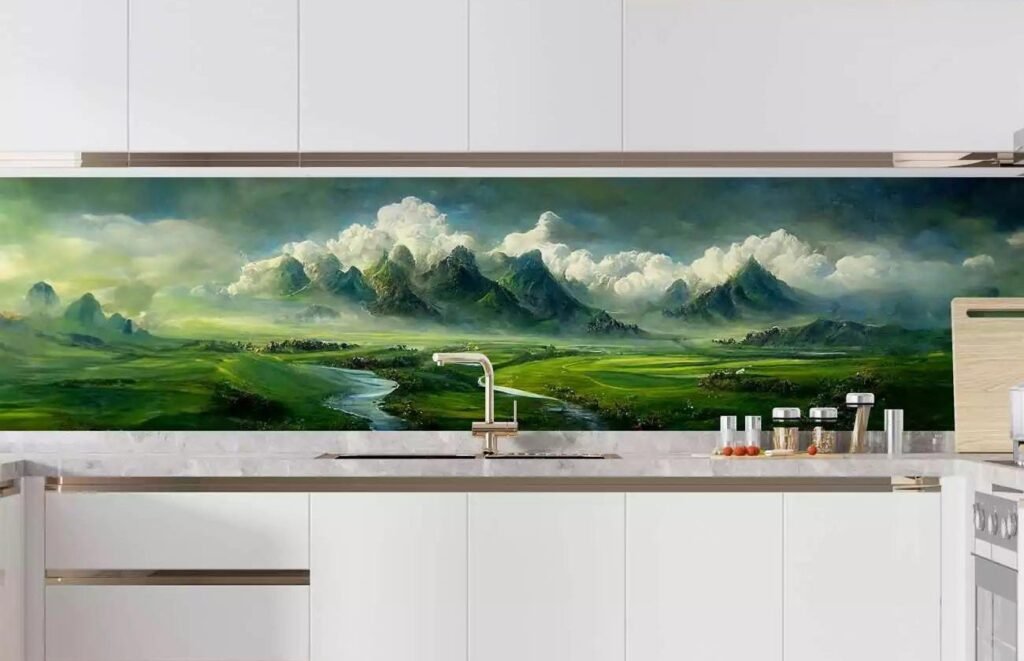 Décorations d'intérieur avec les crédences personnalisables.
