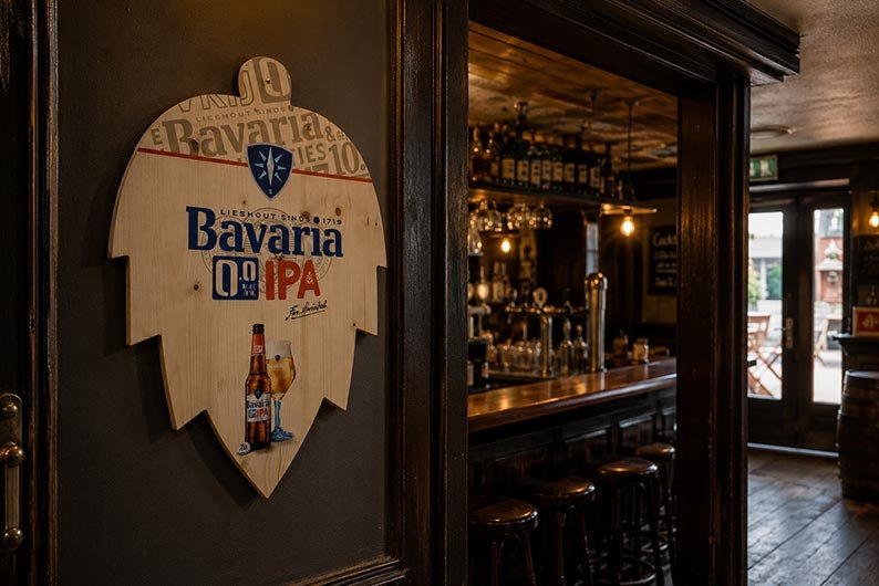 enseigne bois bavaria