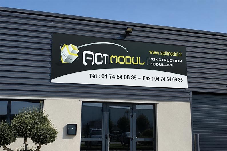 enseigne entreprise