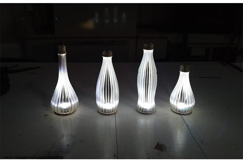 photophore lampe bouteilles