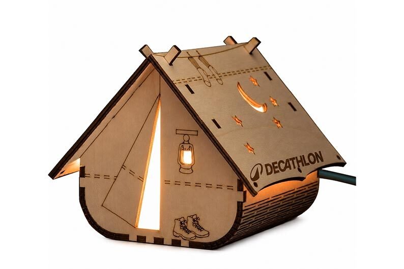 photophore lampe tente decathlon