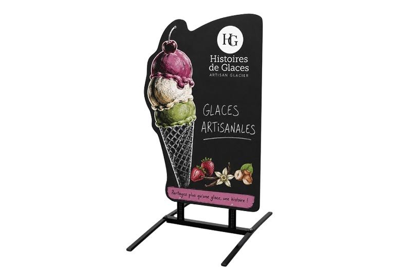 stop trottoir à ressort découpé glaces