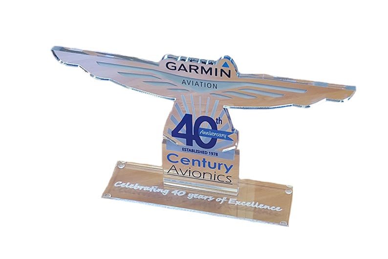 trophée plexi garmin